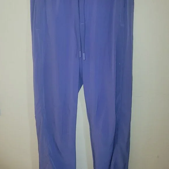 Athleta Pants size 8 Lavender Purple Drawstring Lightweight 8T - Picture 2 of 12